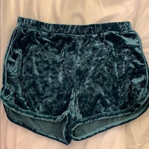 Velvet shorts
